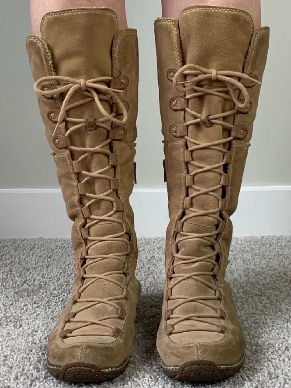 Timberland Hollace Tall Lace-up Suede Winter Boots
